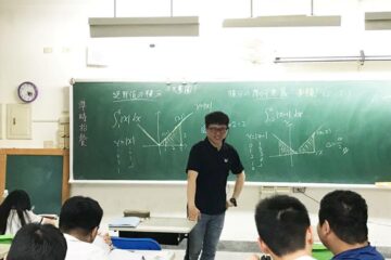東工夜校陳昱達老師，義務指導學生數學有成